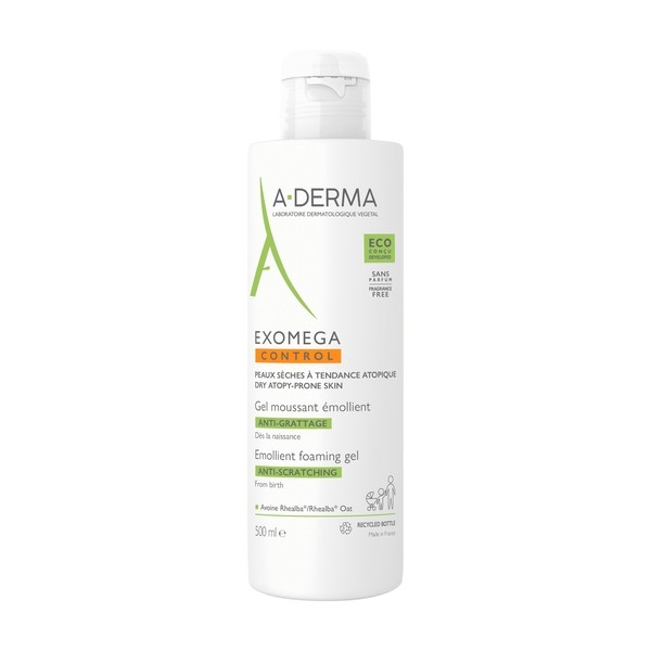A Derma Exomega Control gel moussant émollient
