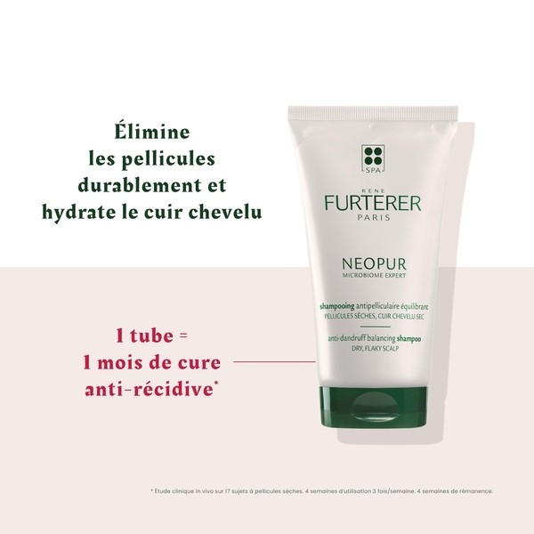 René Furterer Neopur shampooing antipelliculaire Pellicules sèches