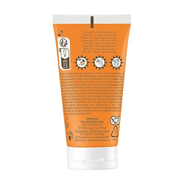 Avène crème solaire SPF 50+
