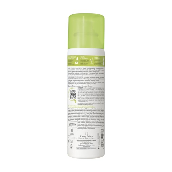 A Derma Exomega Control Spray émollient