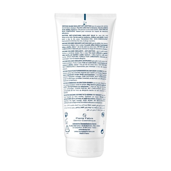 Ducray Dexyane baume émollient anti-grattage