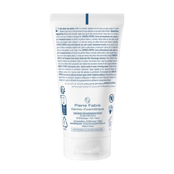 Ducray Hidrosis Control Crème anti-transpirante