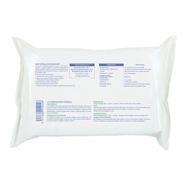 Jonzac Bébé lingettes dermo-apaisantes bio