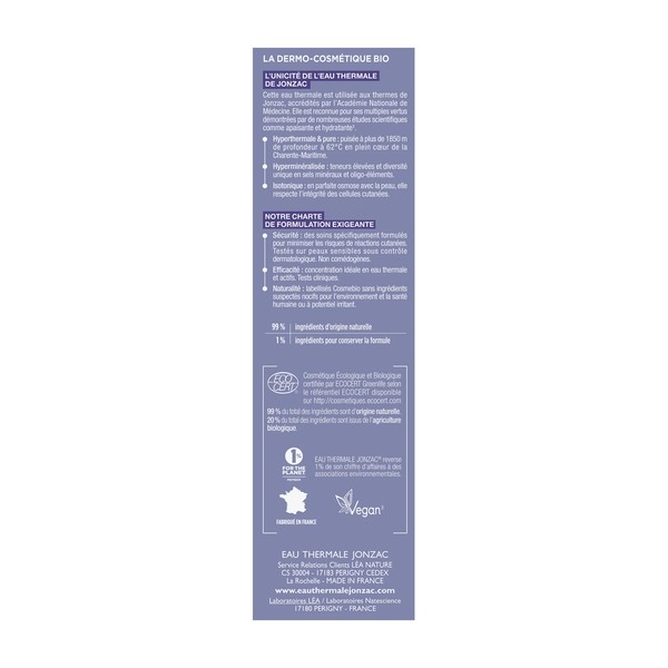 Jonzac Sublimactive Sérum concentré hyaluronique Bio