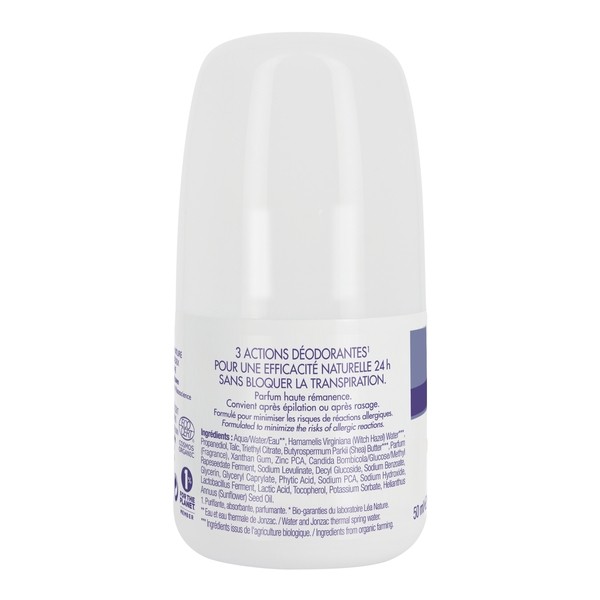 Jonzac déo soin Haute tolérance 24h Bio roll on