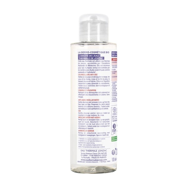 Jonzac eau micellaire anti-âge Bio