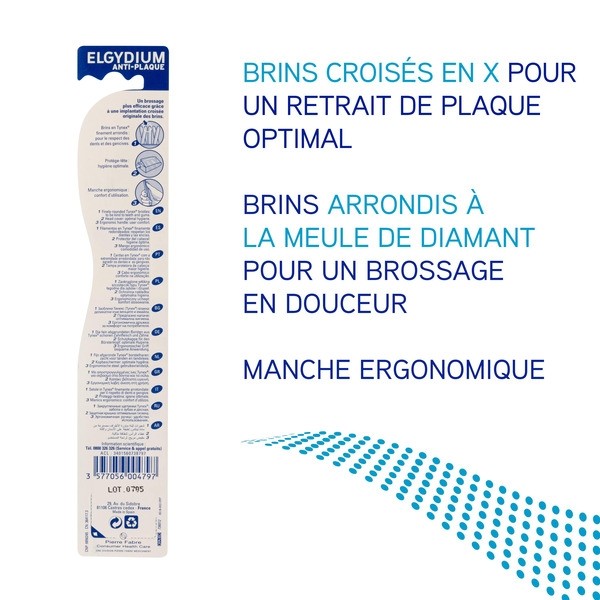 Elgydium Anti-Plaque brosse à dents souple
