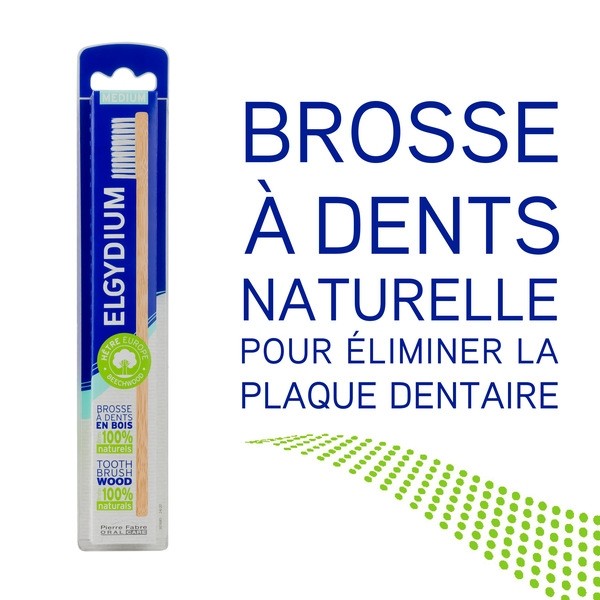 Elgydium Brosse à dents bois souple