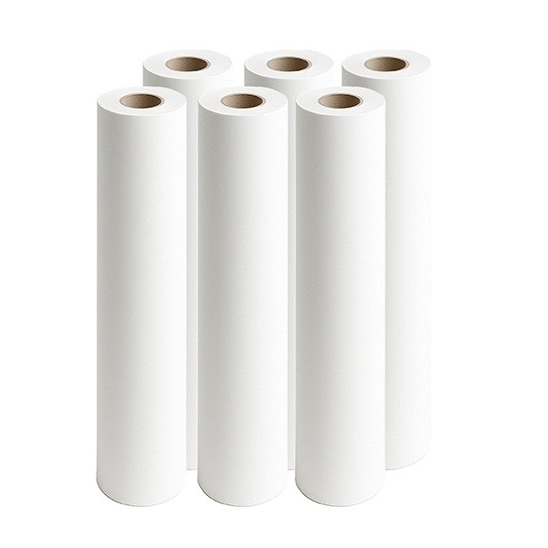 LCH Draps d'examen lisses blanc pur 67 cm  x 38 cm