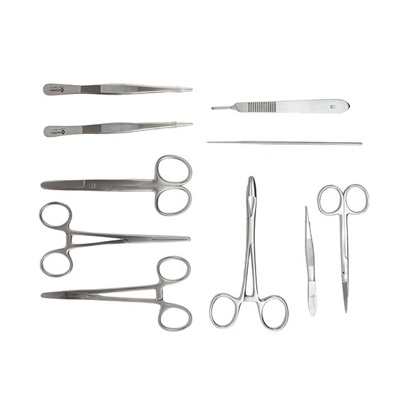 Holtex Boîte pour petite chirurgie 10 instruments