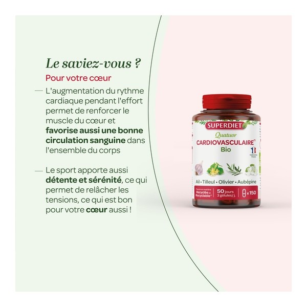 Super Diet Quatuor cardiovasculaire bio gélules