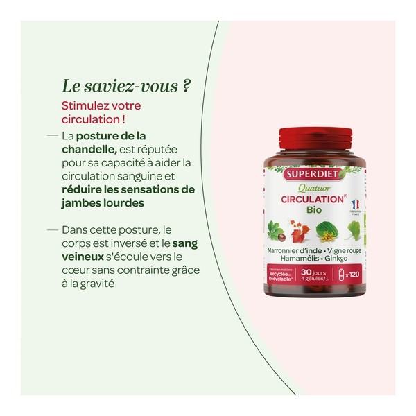 Super Diet Quatuor Circulation Bio gélules
