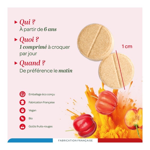 Super Diet acérola 1000 Bio comprimés à croquer