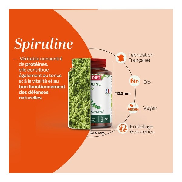 Super Diet Spiruline Bio gélules