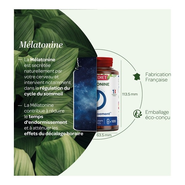 Super Diet mélatonine 1 mg gélules