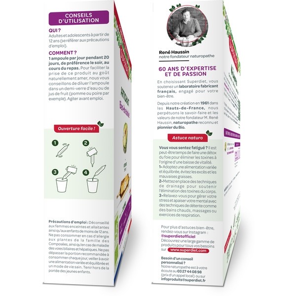 Super Diet Artichaut bio ampoules