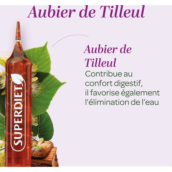 Super Diet aubier de tilleul digestion bio ampoules