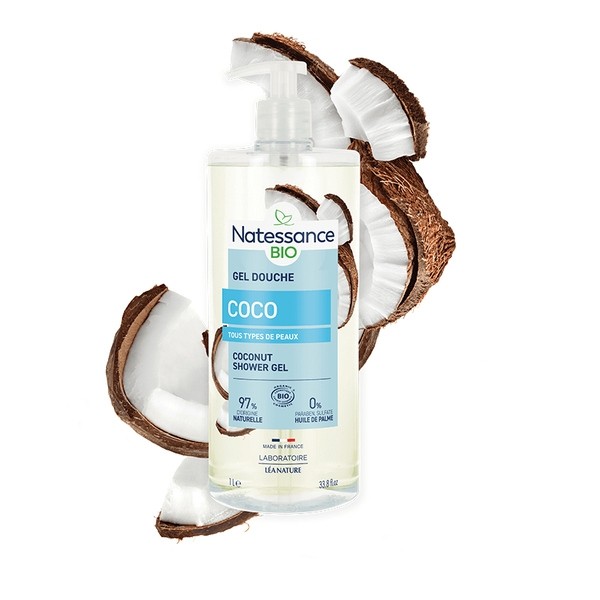 Natessance gel douche bio Coco