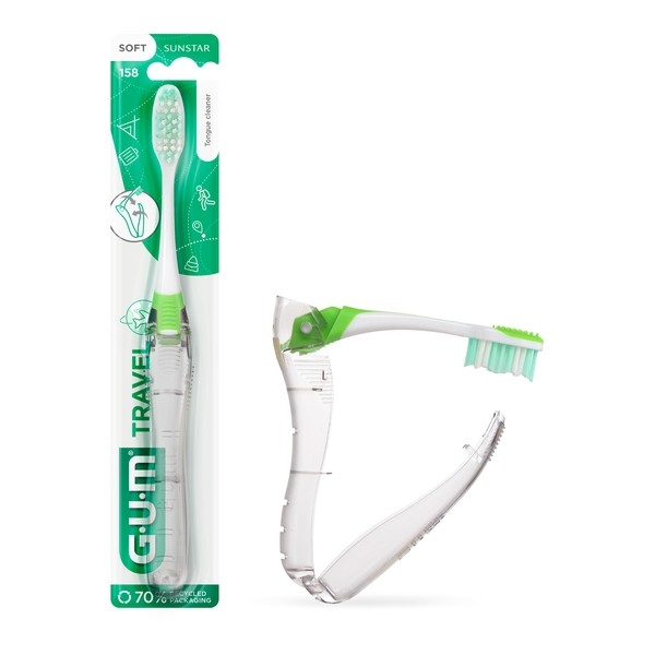 Gum Ortho Travel Brosse à dents