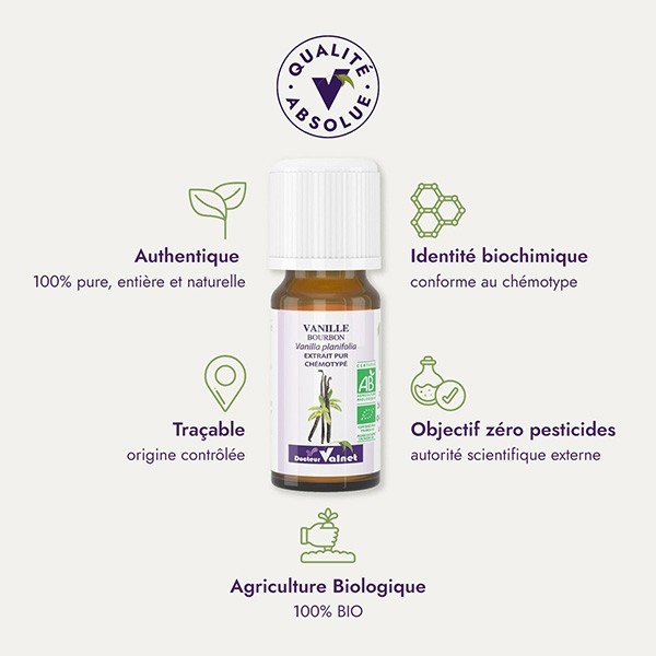 Docteur Valnet extrait pur de Vanille bourbon Bio
