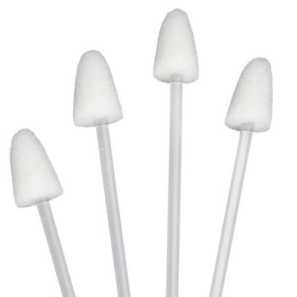 Bâtonnets soins de bouche petit modèle cône en mousse