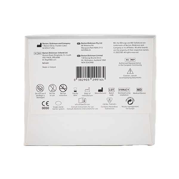 BD Safe Assist aiguille de sécurité pour stylo injecteur