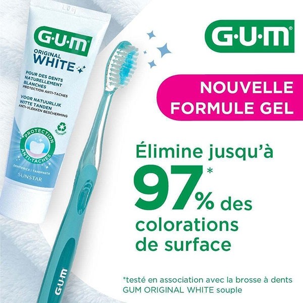 Gum Original White dentifrice blanchissant