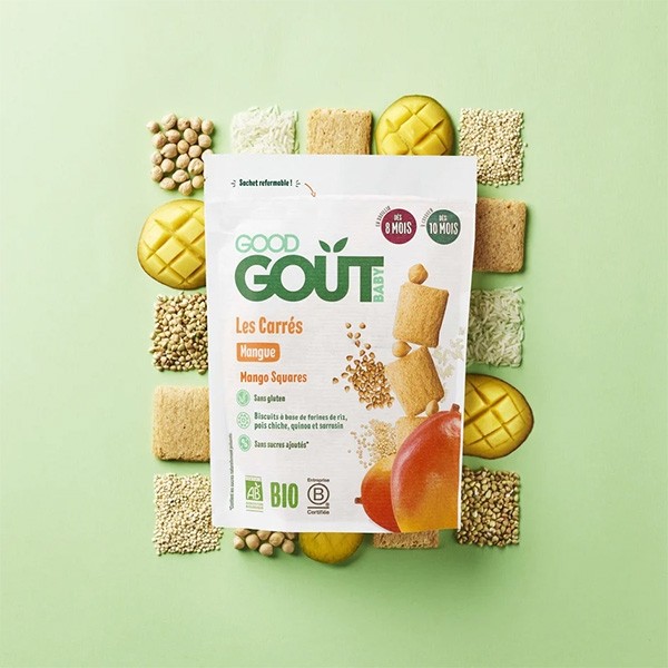 Good Goût carrés mangue Bio