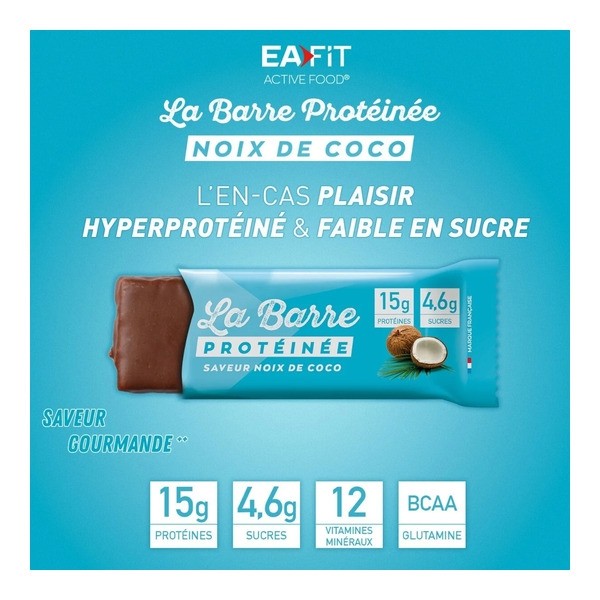 Eafit barre protéinée noix de coco