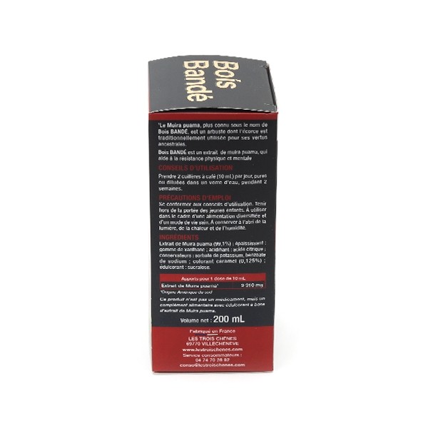 Les 3 chênes Bois bandé sirop