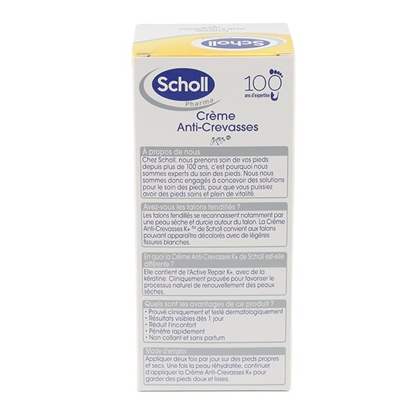 Scholl crème Anti-Crevasses K+
