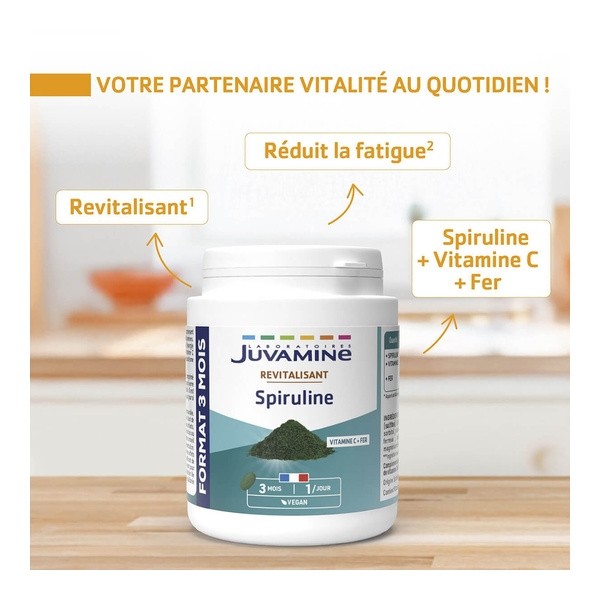 Juvamine Spiruline comprimés