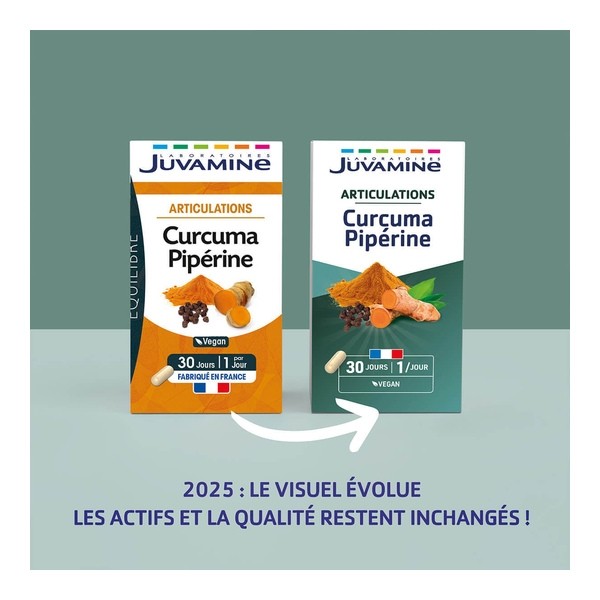 Juvamine Curcuma Pipérine gélules