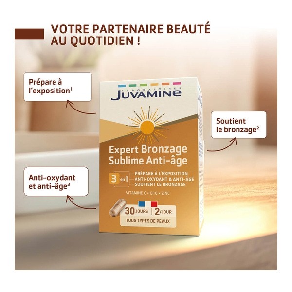 Juvamine Expert Bronzage Sublime anti âge gélule