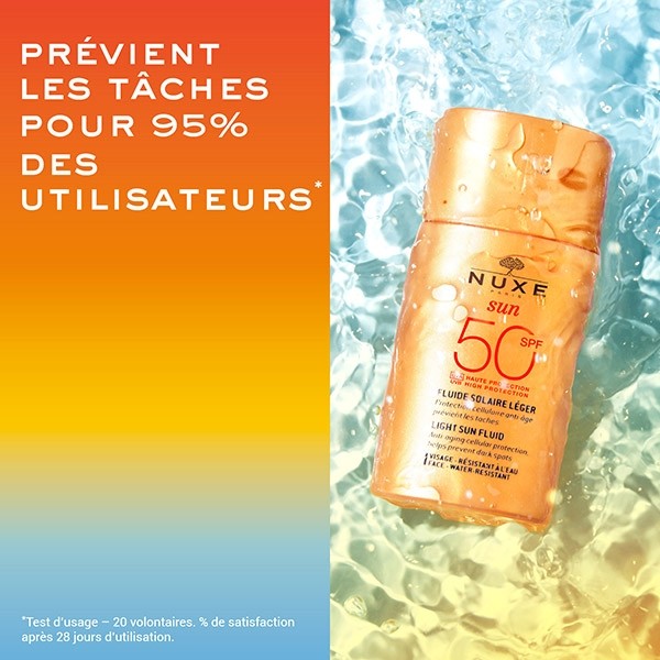 Nuxe Sun Fluide solaire léger visage SPF 50