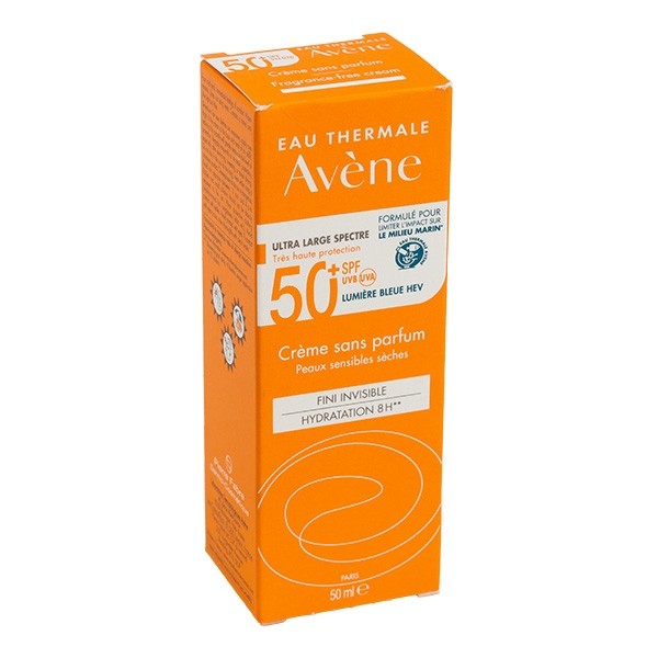 Avène crème solaire sans parfum SPF 50+