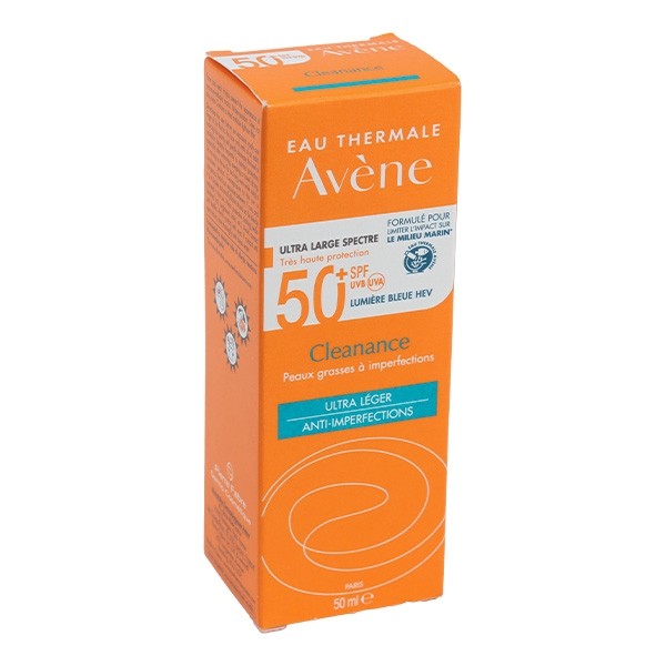 Avène Cleanance fluide solaire ultra léger SPF 50+