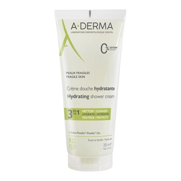 A Derma crème douche hydratante