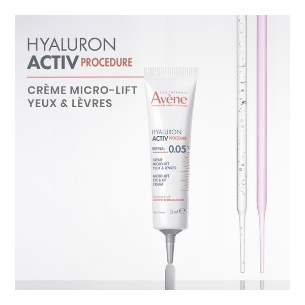 Avène Hyaluron Activ Procedure Crème Micro lift yeux et lèvres