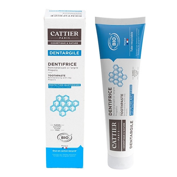 Cattier Dentargile dentifrice propolis bio