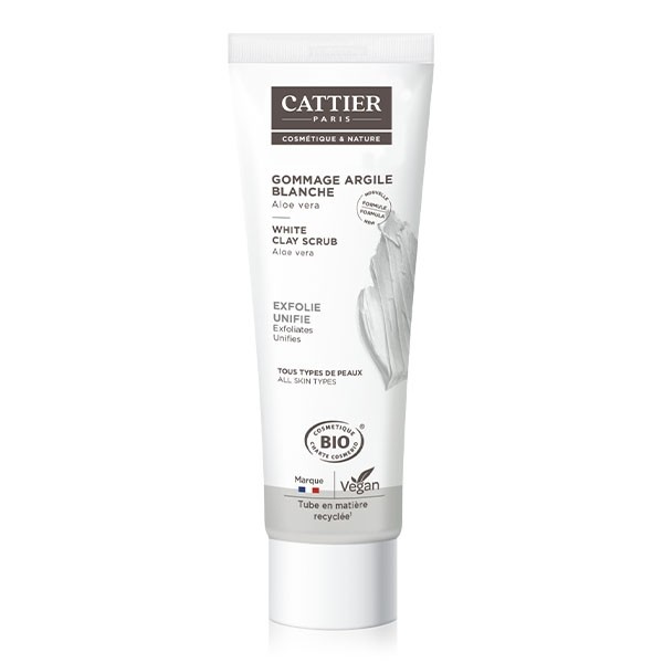 Cattier gommage argile blanche bio