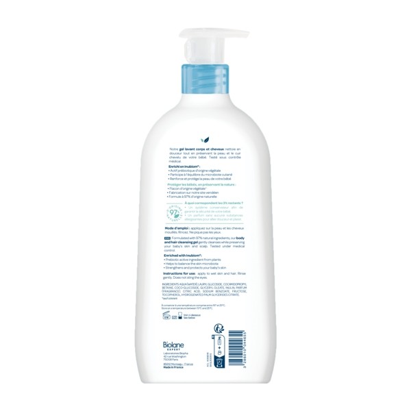 Biolane Expert Gel lavant corps et cheveux