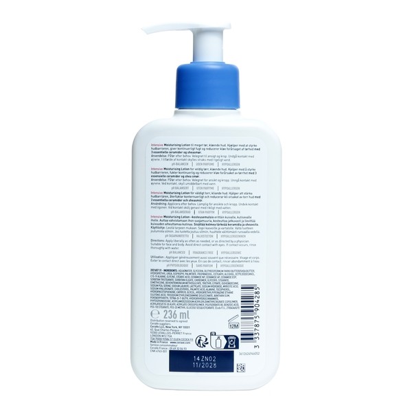 CeraVe Lait hydratant intensif