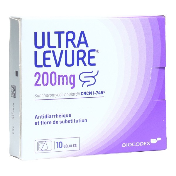 Ultra Levure 200 mg gélule