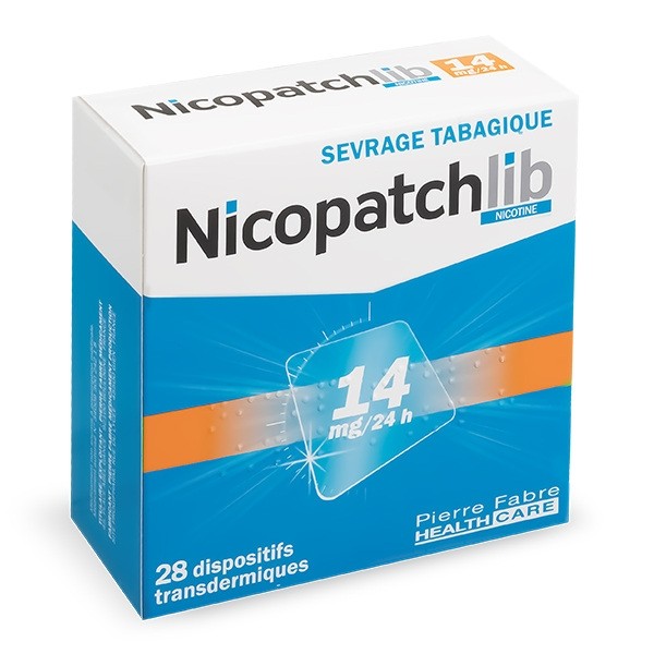 Nicopatch Lib 14 mg / 24 h patch nicotine