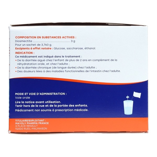 Smecta sachet Orange Vanille