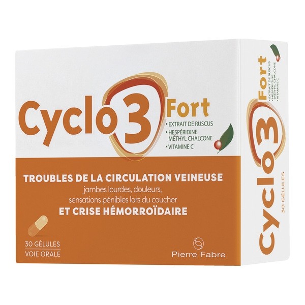 Cyclo 3 Fort jambes lourdes gélules
