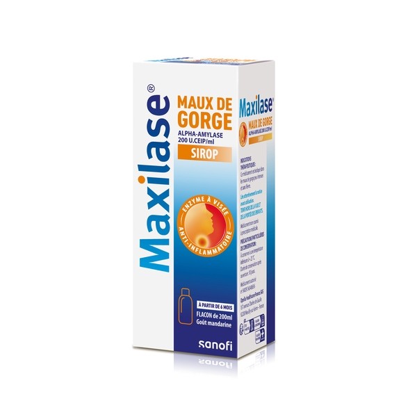 Maxilase sirop mal de gorge
