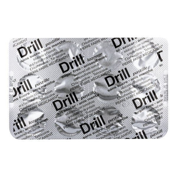 Drill Anis menthe sans sucre pastille