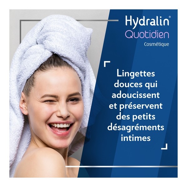 Hydralin Quotidien Lingettes intimes